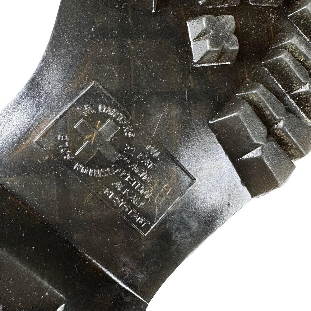 Dr. Martens Jadon Lace-Up Boots Sz 7 Black Leather Platform Airwair Goth Grunge - Picture 13 of 16